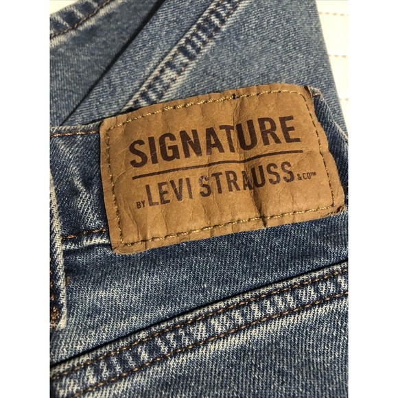 Signature by Levi Strauss & Co. Slim Fit Denim Jeans for Big and Mens 38x32 NEW - Picture 14 of 15